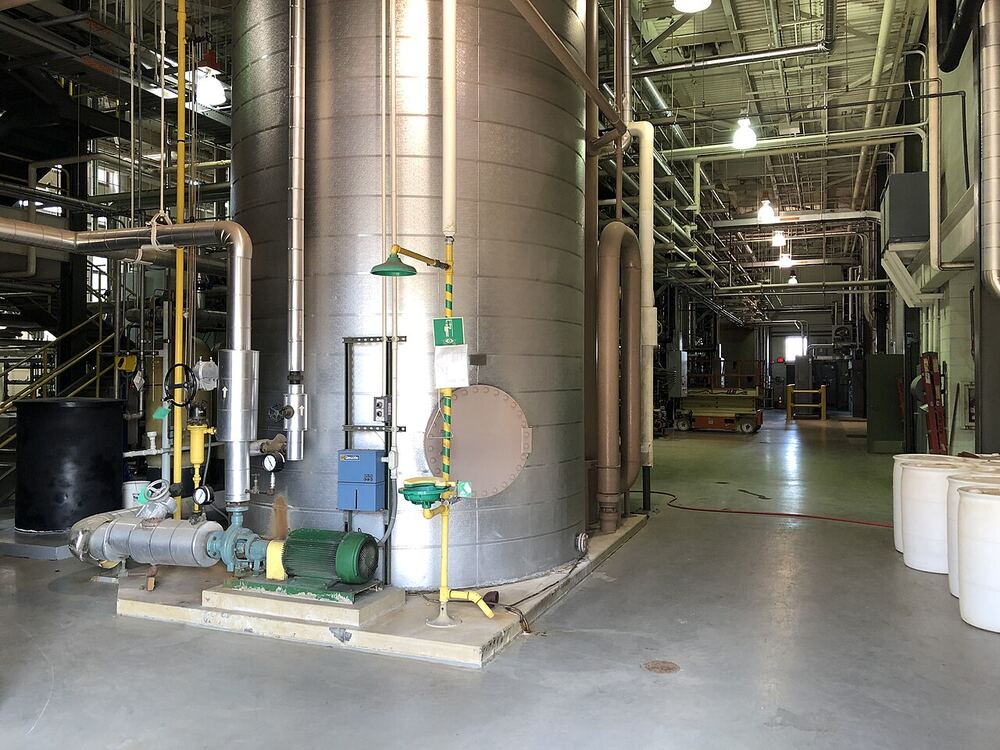 Boiler house interior