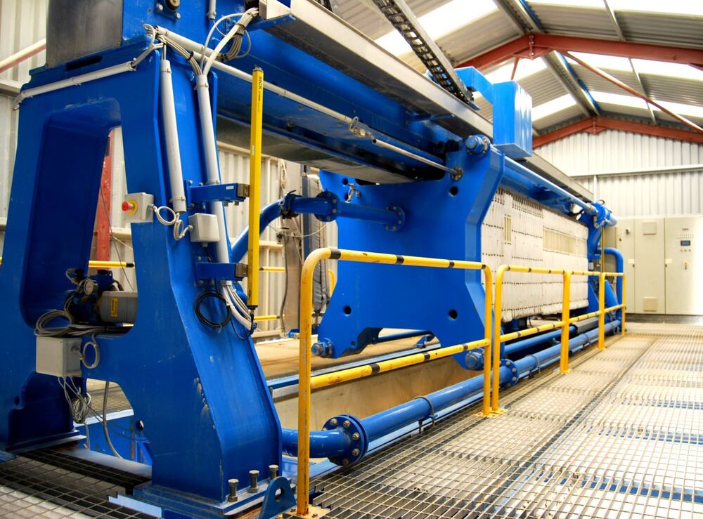 Plate filter press
