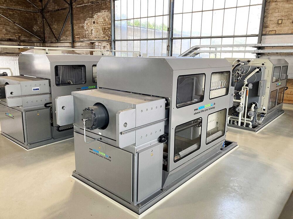 Automatic filter press