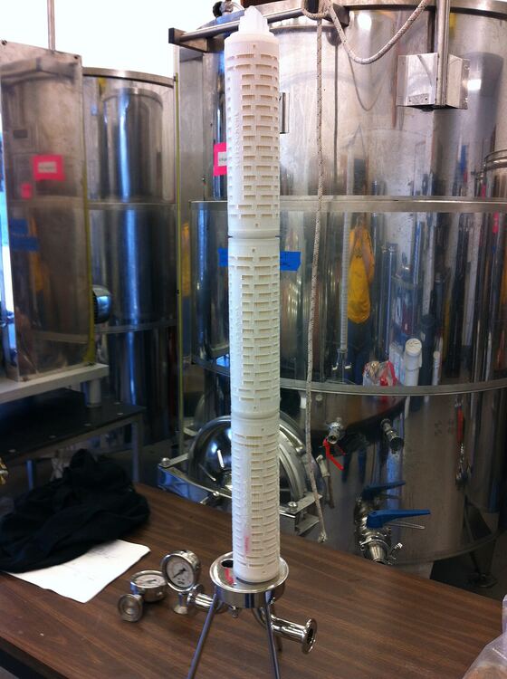 Cartridge filter element