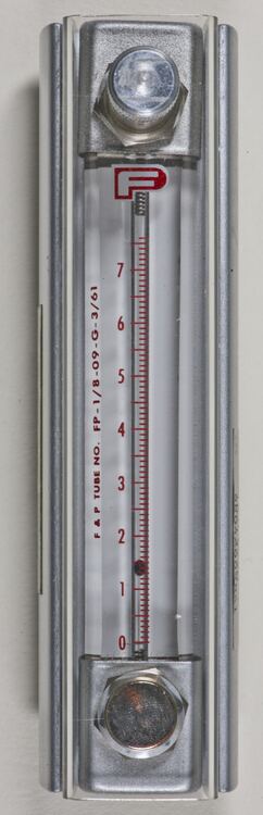 Rotameter product image on a clean white background